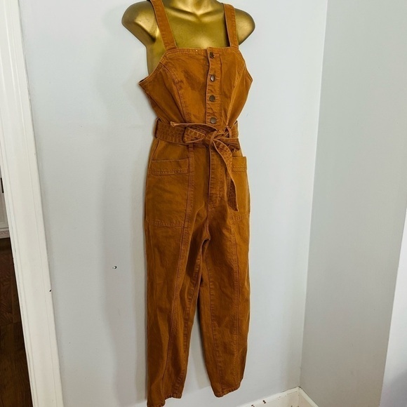 Mocha mousse overall pants size 4 - Picture 3 of 5